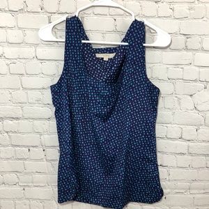 $ Ann Taylor Loft Size Small Tank Blue and Black